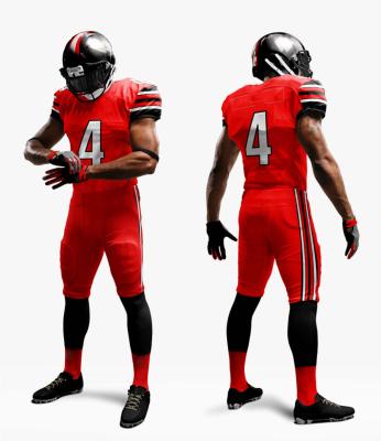 China Wholesale Custom Antibacterial Youth American Football Jersey American Football Uniform Adult Uniform for sale