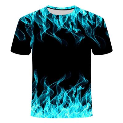 China Anti-Wrinkle Wholesale 100% Polyester OEM Custom Design T Shirt 3d All Over Sublimation Print Men T Shirt for sale