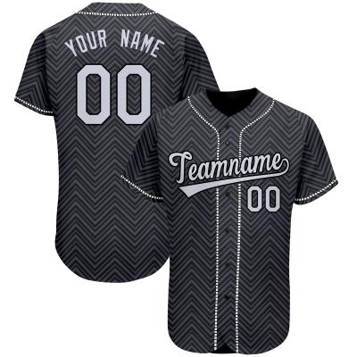 China Anti-Bacterial Fashion Design Blank Baseball Jerseys Wholesale Baseball Jersey OEM Custom Baseball Wear Shirts for sale