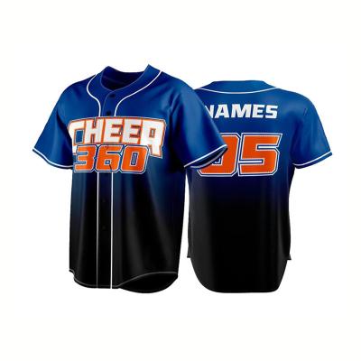 China Antibacterial OEM Custom Design Baseball Wear Sublimation Printing Baseball Shirts Wholesale Blank Baseball Tank Tops for sale