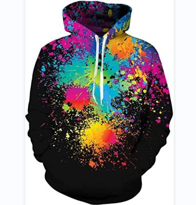 China anti-wrinkle diy custom design 3d printed fleece hoodie sweatshirts for men women for sale