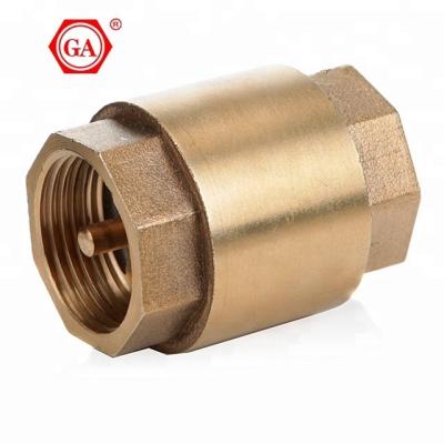 China Apply to AL-Plastic Composite Pipe GA brand factory wholesale brass vertical non return valves for brass water valves GA-1829 for sale