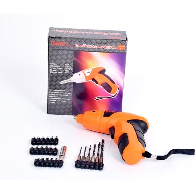 China ABS TY001 3.6V Power Tools Wireless Mini Electric Drill Electric Screwdriver Driver With Two Way Switch for sale