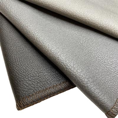 China 2022 Hot Selling Faux Leather Sofa Cover Polyester Artificial Leather Easy Clean Upholstery Fabric Shrink-Resistant for sale