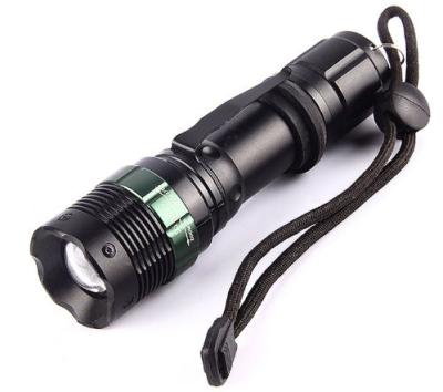 China Outdoor 109 Mini Self - Defense Buzz LED Flash Rechargeable Flashlight for sale