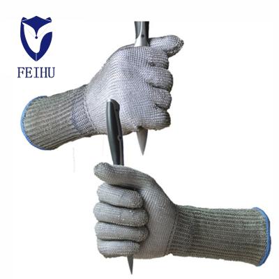 China Anti-cutting Steel Wire Gloves For Garment Processing Cutting And Inspection GS001 for sale