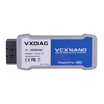 China USB VXDIAG VCX NANO for GM/Opel GDS2 and TIS2WEB Multiple Diagnostic Programming System for sale