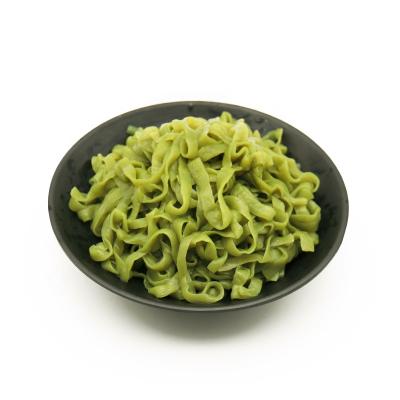 China New Low Fat Italian Flavor Low Fat Free Spinach Gluten Free Carb No Wheat Keto Food Spinach Konjac Fettuccine for sale