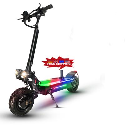 China Warehouse 60V 5600w 27ah Unisex Electric Scooter USA Fat Tire Off Road Big Electric Scooter for sale