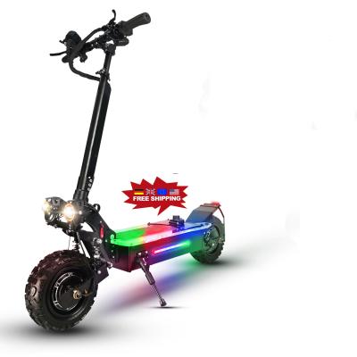 China Unisex 60v 27ah Boost Motor 7000w Speed ​​Dual Motor Folding Electric Scooter For Adults for sale