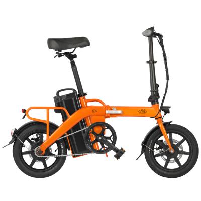 China Aluminum alloy fast speed 40km/h 350w folding steamoon electric bicycle fat tire two wheels with seat for sale