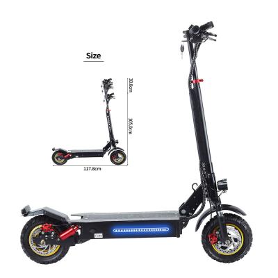 China Unisex Adult 1000w 10inch Powerful Off Road Foldable E-scooter 1000w 48v Electric Motor In EU USA Warehouse for sale