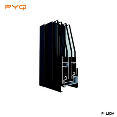 China Sliding Extruded Aluminum Profile For Aluminum Sliding Windows for sale