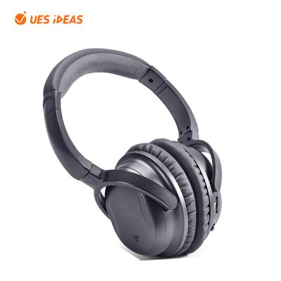 China Hot Selling Headband Active Noise Canceling Headphones, Bass Earphones Foldable Travel Over Ear ANC Stereo Headset for sale