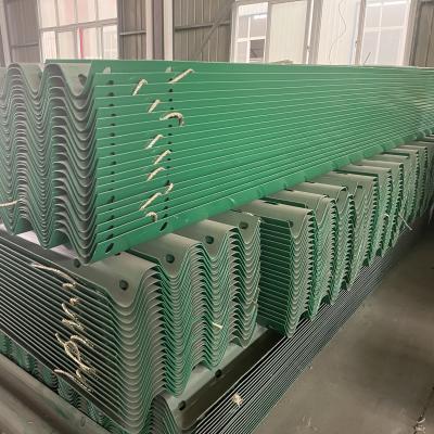 China Guardrail Board Rural Road 2 Wave Anti Collision Barrier High Speed Guardrail for sale