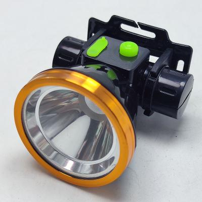 China Camper double headlamp ultra bright waterproof long endurance button LED lithium battery battery headlamp wholesale for sale