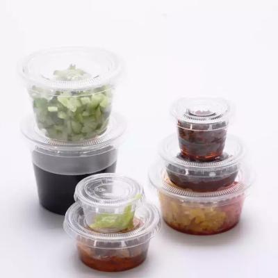 China Disposable Health Condiment Container Waterproof Leakproof Cup Sauce Testing Cups for sale