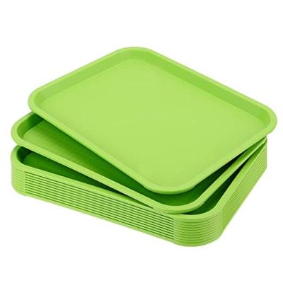 China Reusable Fast Food Lunch Serving Cafeteria Trays Stackable for Easy Storage and Space Saving for sale