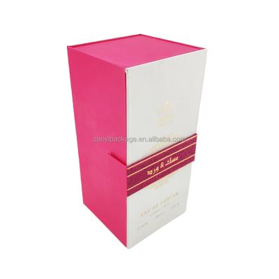 China Recyclable LOGO Printing Gift Box Environmental Customized Cosmetics Perfume Beauty Cosmetics Packaging Box for sale