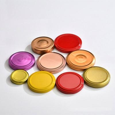 China Non Spill Metal Lids Twist Off Hook Caps For Glass Jar 30# 38# 43# 48# 53# 58# 63# 66# 70# 77# 82# for sale