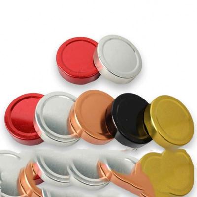 China Non Spill 53mm 58mm 63mm 70mm 82mm Deep Tinplate Metal Screw Caps Twist Off Lids Back Cap For Glass Jars for sale