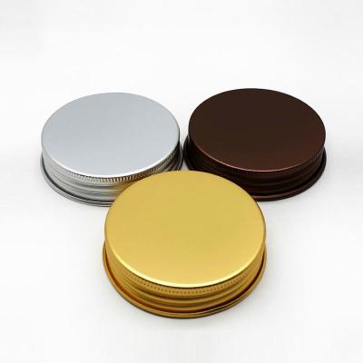 China Non Spill Diameter 54mm Bottle Lids Silver Metal Aluminum 54/400 Screw Caps for sale