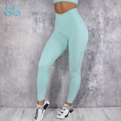 China Hot Sale Gym Workout Fitness Antibacterial Women's Yoga Tights Leggings for sale