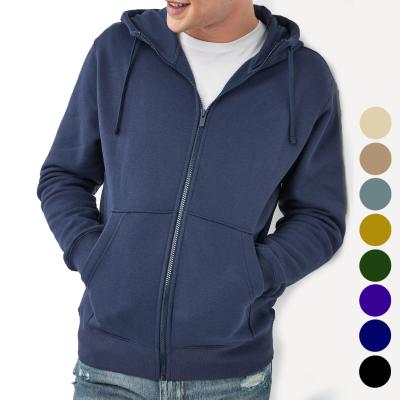 China wholesale Anti-Wrinkle 460 Gsm Heavy French Terry Classic Basic Zip Up Sports Hoodies for sale