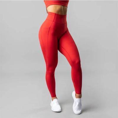 China LOGO Women Gym Breathable High Waist Custom Workout Butt Lifting Legging With Pockets for sale