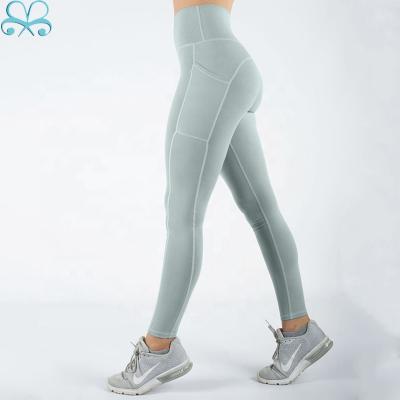 China Custom Antibacterial Women High Waist Workout Gaiters For Women Butt Lifting Tights Yoga Gaiters for sale