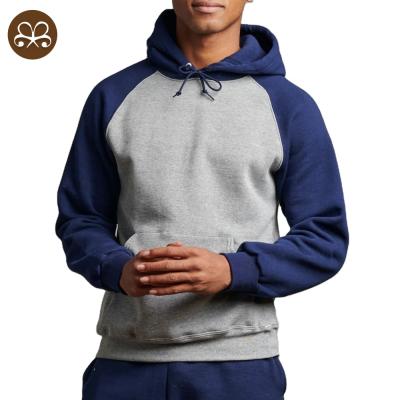 China Wholesale Anti-Wrinkle Workout Active Wear Color Block Fitness Sports Men Custom Gym Hoodies for sale