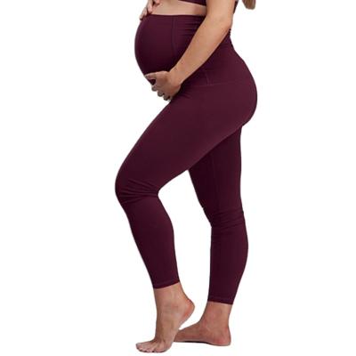 China Direct Wholesale High Quality Breathable Comfortable Pregnant Pants Yoga Maternity Leggings Antibacterial for sale