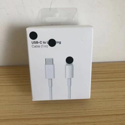 China Mobile Phone Fast Charger USB-C-8pin Type-C PD Cable For Apple iPhone 11 Pro Sync Charging Data PD Max 20W Charger Cord for sale