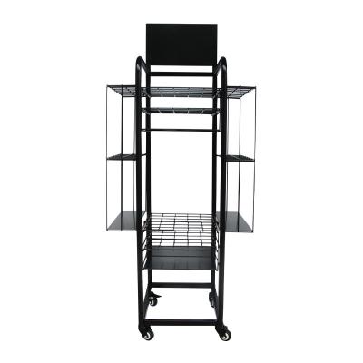 China Retail Store Supermarket or Factory Supply Wire Umbrella Stand Metal Shelf Umbrella Rack Display Stand for sale