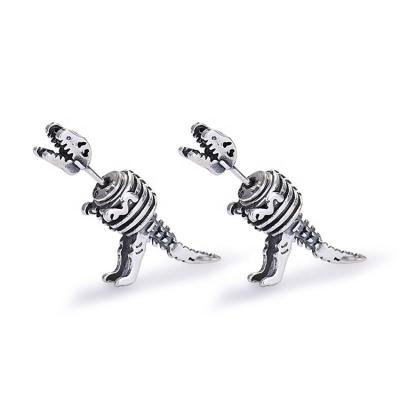 China Funny Cool Punk Punk Dinosaur Earring, Dragon Animal Stud Earrings Piercing for sale