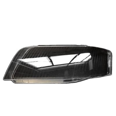 China Factory Direct Selling High Quality Ignition Clear Hardening Lampshade PC Headlight Lens Cover For 2003-2005 Au-Di A6 C5 A6 for sale