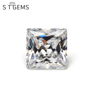 China Star China lab created rough square heater cut loose moissanite stone for sale