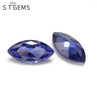 China Fire Zircon Gemstone Marquise Cut Luxury Tanzan Cubic D.C.A. Color Set Or Loose Zirconia For Sale for sale