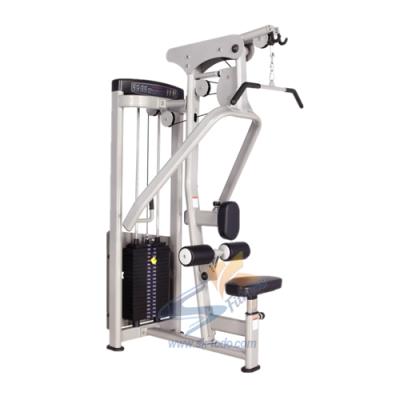 China Hot Fitness Pin Loaded Machine High Row Of Movement Good Quality Manufacture Bodybuilding Double And Mid Row Gym Equipment for sale