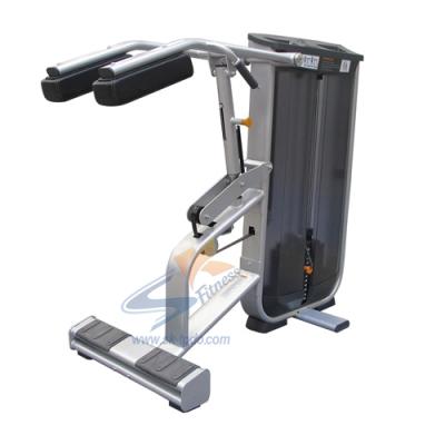 China Factory Direct Selling Quality Bodybuilding Gym Equipment Pin Loaded Standing Calf Machine for sale