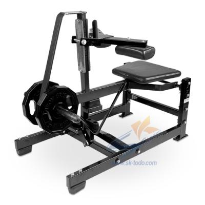 China Commercial Hot Selling Force Luxury Fitness Equipment Commercial Plate Loaded Seated Calf Raise Machine for sale