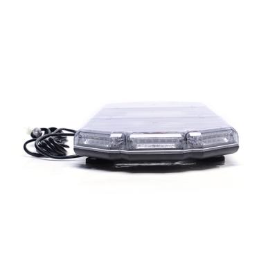 China Emergency Vehicles Car Roof Mounted Red Emergency Police Low Profile Strobe Rotator Lightbar Led Light Bar for sale