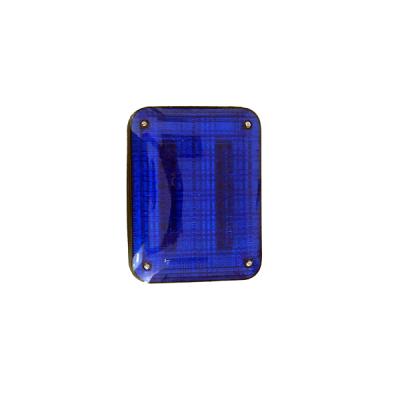 China Super Bright Square Strobe Low Profile Emergency Vehicles 9 x 7 Blue Perimeter Warning Light Surface Mounts Ambulance Light for sale