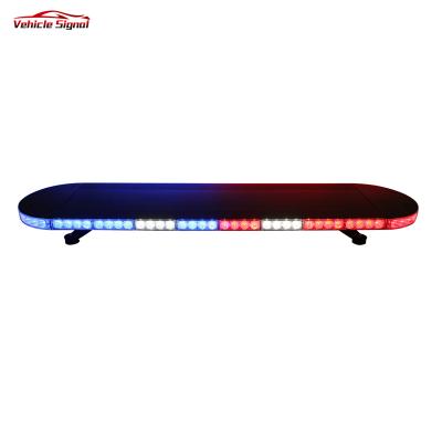 China PC Lens and Amber Led Emergency Lightbar High Quality Car Aluminum Roof Mounts Warning Strobe Police Light Bar for Emergency Vehicles for sale