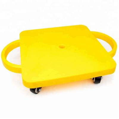 China Colorful Plastic Safety Gym Kids PP Scooter Board For PE Class for sale