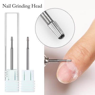 China 1 Pcs Safety Nail Drill Bits Tungsten Carbide Drill Bit Cuticle Remover 3/32