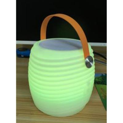 China Hotel Round Shape Touch Sensor USB Rechargeable 3D Color Changing Lamp Led Night Light For Baby Room for sale