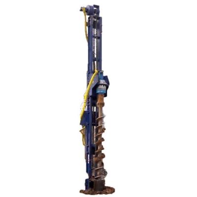 China Truss High Efficiency Portable Excavation Equipment Vertical Hydraulic Frame Pile Sliding Sliding Hole Driving Machine for sale