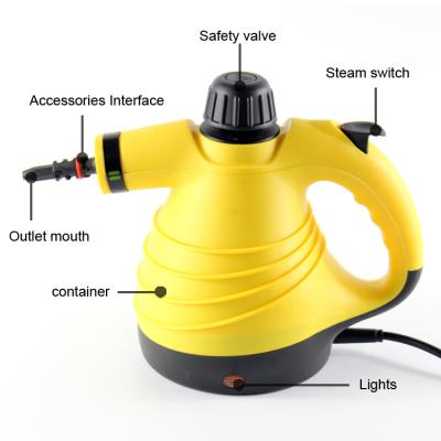 China Hotel Coprose Multifunctional Handheld Steam Cleaner with Extension Handle Heavy-dust Steam Cleaner for sale