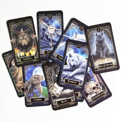 China Bulk Paper Custom Printing Classic Tarot Cards With Custom Tarot Booklet Tarot Cards Paper Deck Custom Card for sale